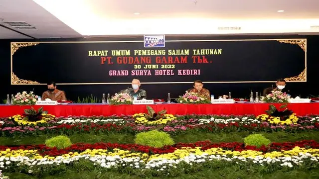 RUPST PT Gudang Garam Tbk (GGRM), 30 Juni 2022 (Foto: PT Gudang Garam Tbk)