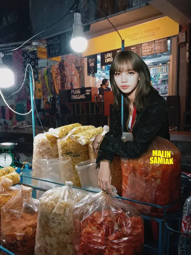 6 Editan Foto Jika Artis Jualan di Pasar Ini Bikin Ngakak