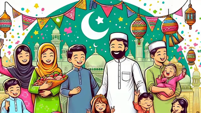 Ilustrasi Lebaran, Hari Raya Idulfitri