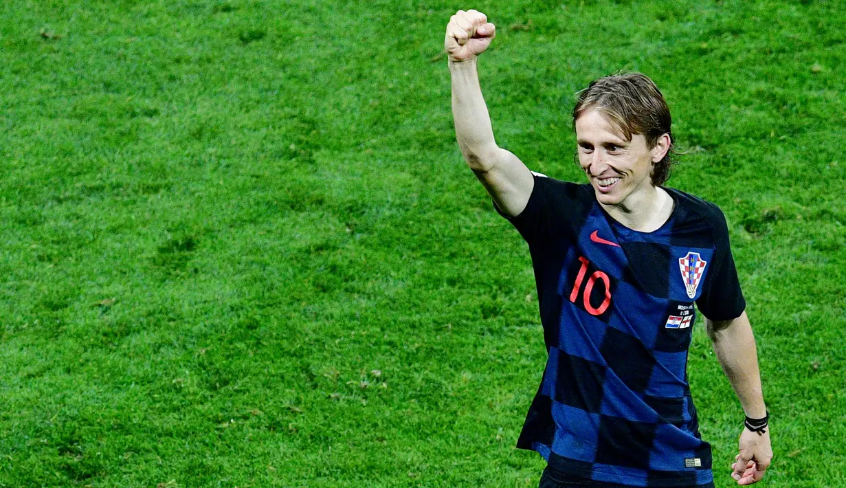 8. Luka Modric - Gelandang Real Madrid (Kroasia). (AFP/Mladen Antonov)