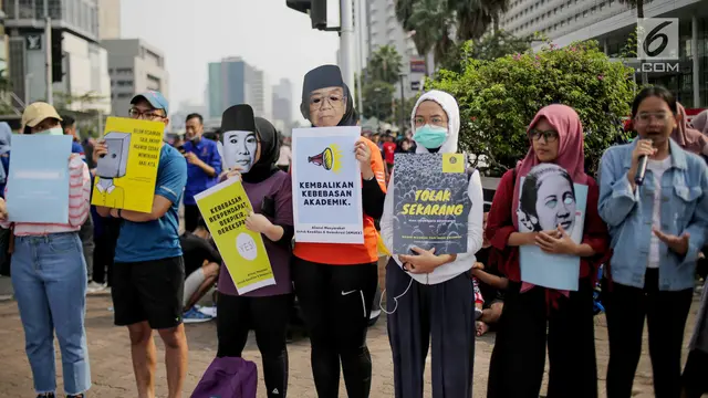 Aksi Massa Menolak RUU KUHP di CFD