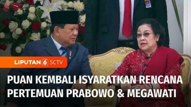 Puan Maharani kembali menyinggung soal rencana pertemuan Ketua Umum PDI Perjuangan, Megawati Soekarnoputri dengan Presiden terpilih, Prabowo Subianto. Puan menyebut kemungkinan nasi goreng kembali akan menjadi menu santapan dalam pertemuan tersebut.
