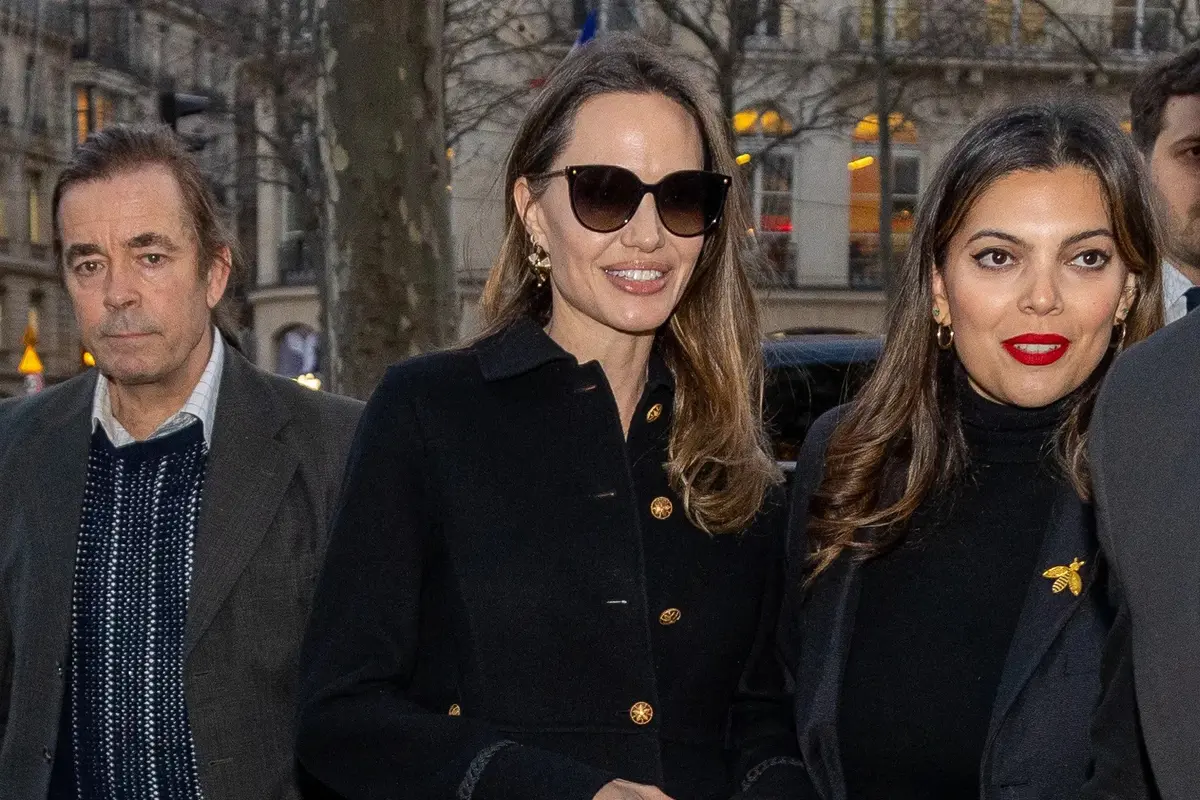 Angelina Jolie tenteng tas Dior