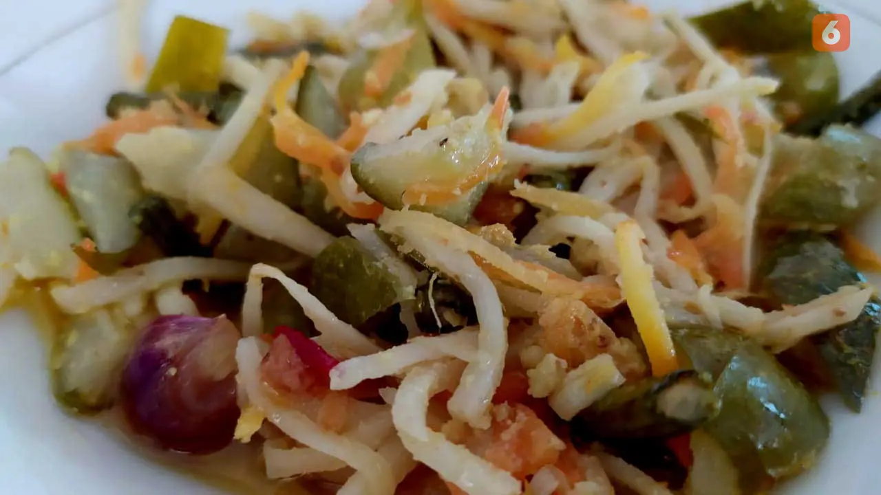 Sayur Acar Ala Gorontalo dipercaya mampu cegah Covid-19 (Foto:Arfandi Ibrahim/Liputan6.com)