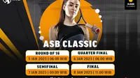 Jadwal dan Live Streaming WTA 250 ASB Classic di Vidio, 6-8 Januari 2023. (sumber : dok. vidio.com)