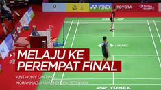 Berita video highlights kemenangan Anthony Ginting dan Mohammad Ahsan / Hendra Setiawan yang mengantarkan mereka ke perempat final Thailand Terbuka 2021, Kamis (14/1/2021).
