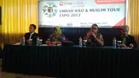 Forum Pengusaha Umrah dan Haji Yogyakarta (Forpuhy) memamerkan 150 paket umrah di Jogja City Mall. Foto: (Switzy/Liputan6.com) 