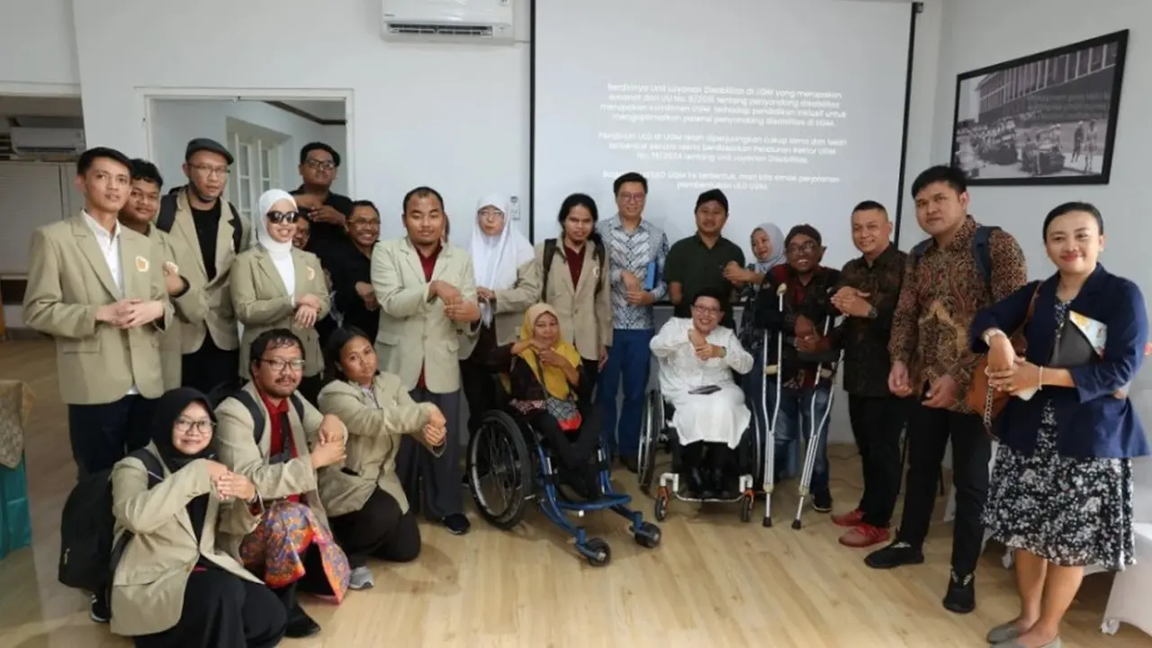 Ingin memberikan layanan pembelajaran yang kondusif untuk semuanya termasuk penyandang disabilitas UGM punya Unit Layanan Disabilitas. (Dok UGM)