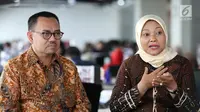 Pasangan calon Gubernur dan Wakil Gubernur Jawa Tengah Sudirman Said dan Ida Fauziah. (Liputan6.com/Fatkhur Rozaq)