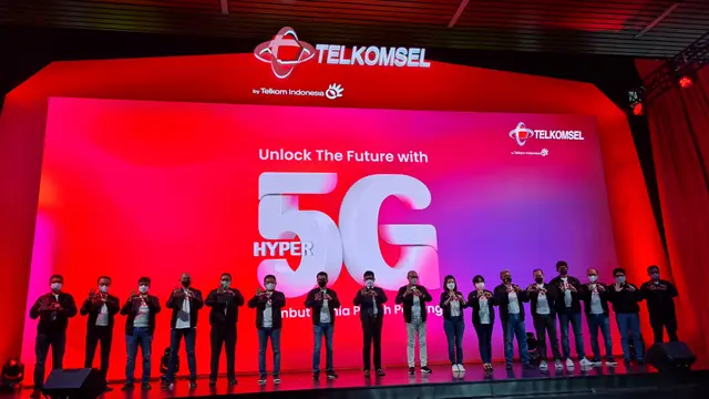 Peluncuran layanan 5G Telkomsel. Liputan6.com/Agustinus Mario Damar