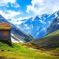 Ketika arsitektur negeri dongeng jadi nyata di landskap Norwegia.