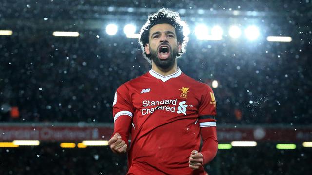 FOTO: Mohamed Salah Cetak 4 Gol, Liverpool Gulung Watford