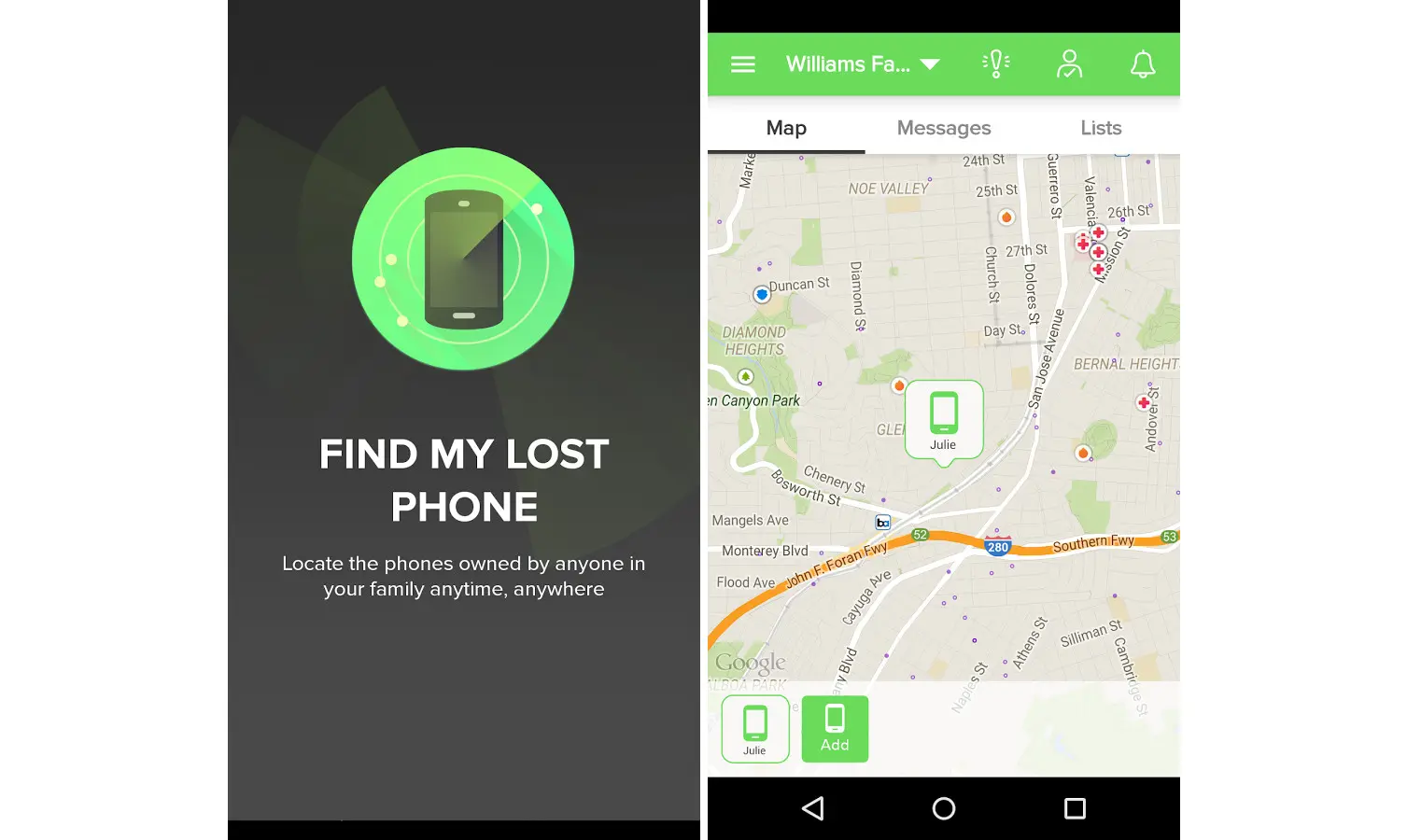	Menemukan smartphone hilang dengan aplikasi Find My Phone (Sumber: Google Play Store)