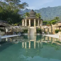 Fasilitas kolam renang yang ada di Amanjiwo (Foto: AMAN)