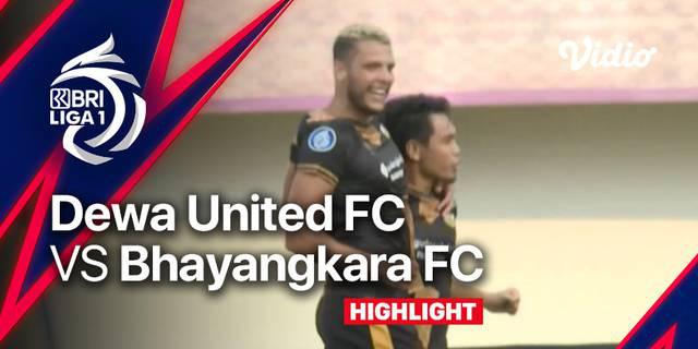 VIDEO: Dewa United Tundukkan Bhayangkara FC 2-0 pada Pekan Keempat BRI Liga 1