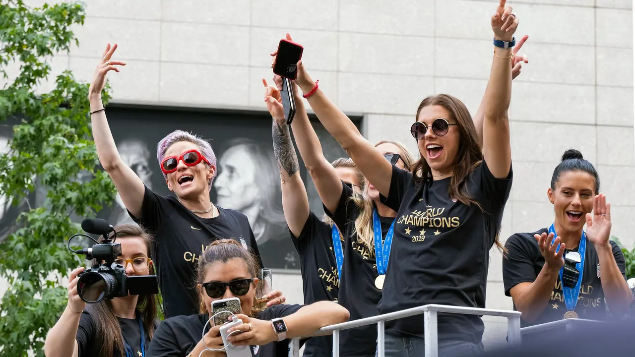 Parade Kemenangan Timnas Sepak Bola Wanita Amerika Serikat