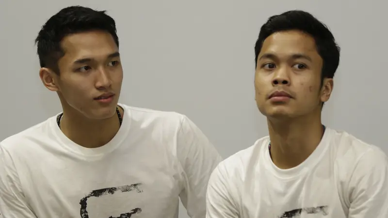 Anthony Sinisuka Ginting dan Jonatan Christie