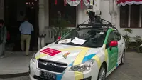 Mobil Google Street View di Jakarta.