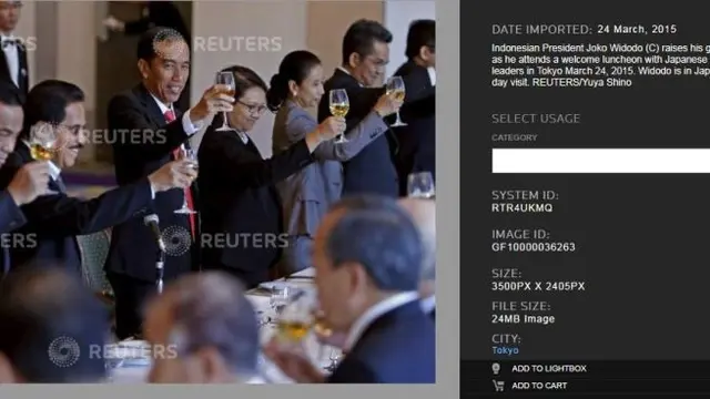 Cek Fakta - Foto Reuters
