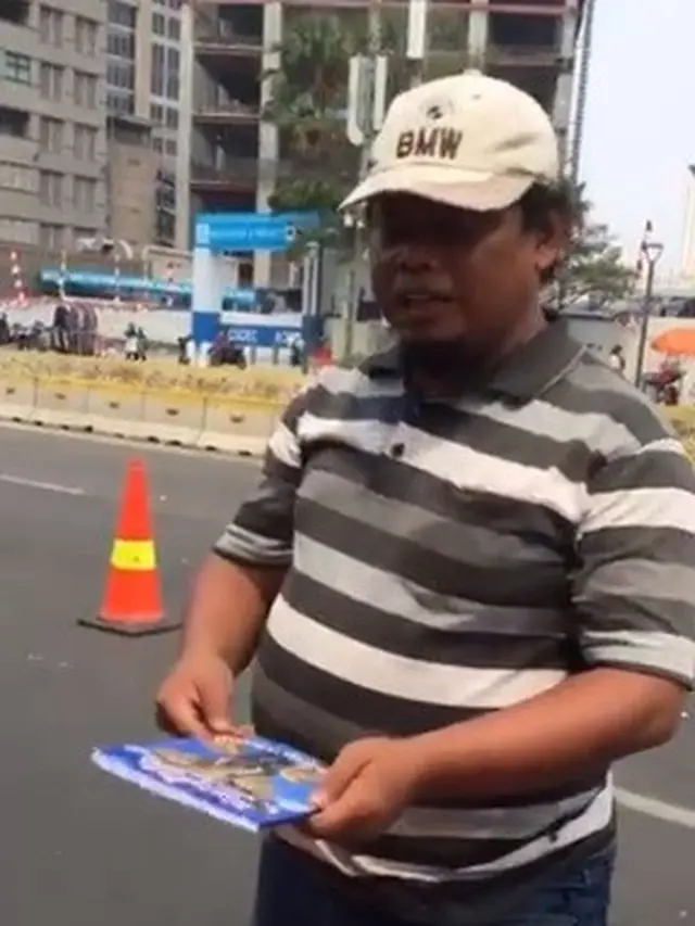 aksi sulap pedagang viral