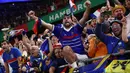 Prancis memastikan melaju ke semifinal Euro 2024 usai mengalahkan Portugal. (FRANCK FIFE/AFP)