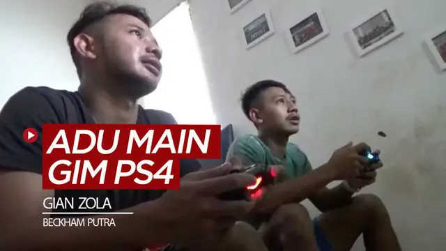 Berita video pemain kakak beradik di Persib Bandung, Gian Zola dan Beckham Putra, kini sering beradu main gim di PS4 (Playstation 4) untuk mengisi waktu luang di rumah selain berlatih.