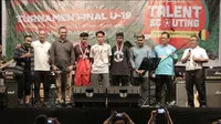 Arvin Anand Sorma, Dede Achriansyah, dan Hagi Abdilah menjadi pemain muda Sumatra Utara yang bakal menimba ilmu bersama klub Belgia milik Sihar Sitorus, FC Verbroedering Dender. (Bola.com/Vascal Hadi)
