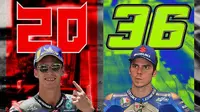 MotoGP - Fabio Quartararo Vs Joan Mir (Bola.com/Adreanus Titus)