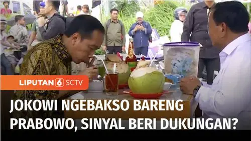 VIDEO: Jokowi kembali Makan Bareng Prabowo, Simbol Arah Dukungan Politik Presiden?