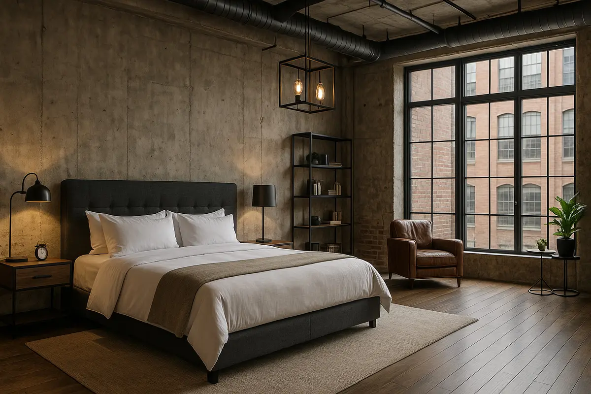 Model Kamar Tidur Luas Layaknya Hotel Bintang Lima/Ilustrasi gambar oleh AI