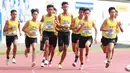 Para atlet muda itu merupakan perwakilan dari sembilan daerah kualifikasi. (Bola.com/M Iqbal Ichsan)