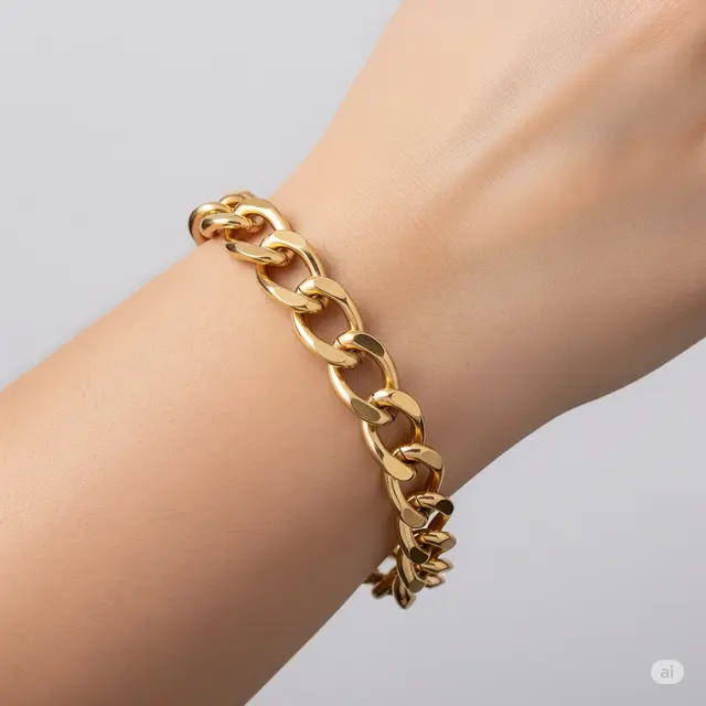 Gelang Rantai Jumbo Renggang