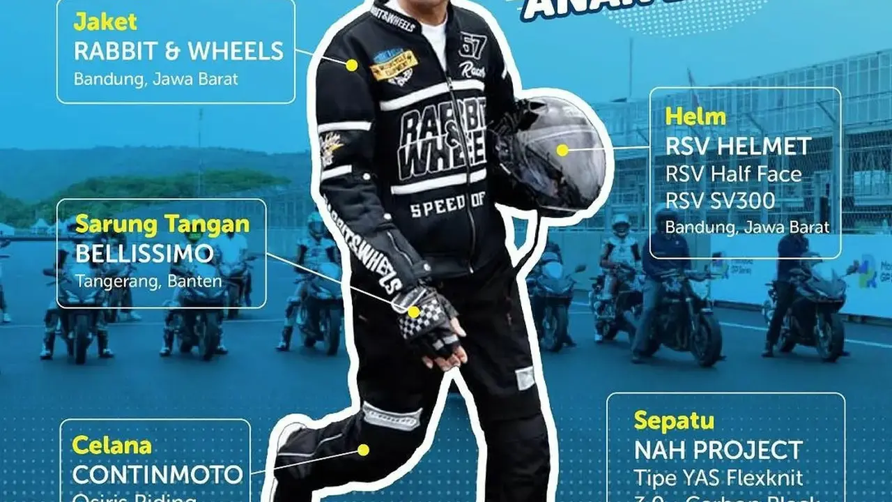 Deretan outfit Presiden Jokowi kala jajal Sirkuit Mandalika
