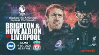 BRIGHTON & HOVE ALBION FC VS LIVERPOOL FC (Liputan6.com/Abdillah)
