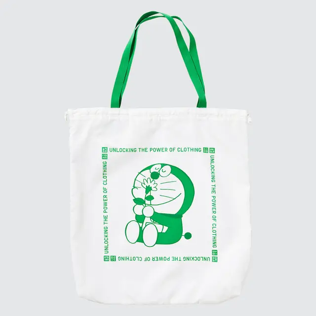 UNIQLO Doraemon Sustainability Mode Pocketable Bag