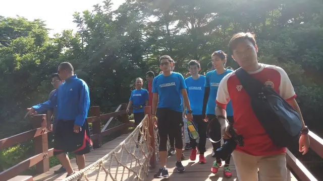 Wakil Gubernur DKI Jakarta Sandiaga Uno saat mengunjungi Faunaland, Ancol. (Liputan6.com/Luqman Rimadi)