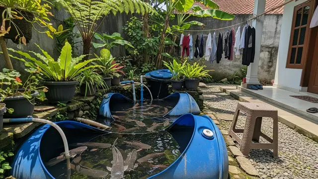 Cara Membuat Kolam Lele dari Drum Plastik Bekas, Praktis dan Hemat Lahan