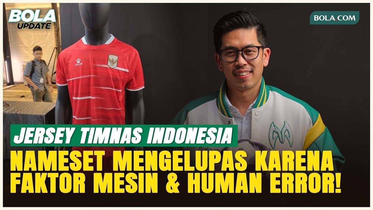 Jawaban Bos Kelme Indonesia soal Penyebab Nameset Jersey Timnas Indonesia Tidak Optimal  #Bola