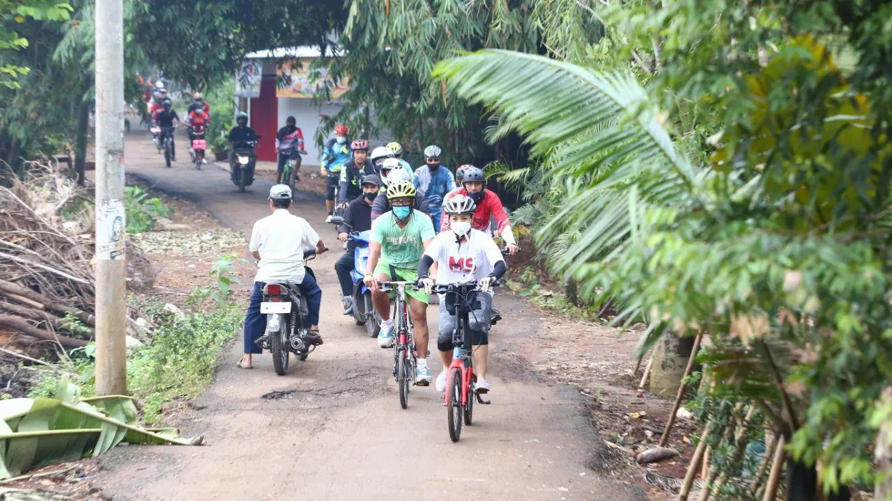 Calon wakil wali kota Tangerang Selatan (Tangsel), Rahayu Saraswati Djojohadikoesoemo,