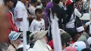 Seorang anak terlihat saat gelaran Capres No Urut 02 Prabowo Subianto menyapa Bogor di area Stadion Pakansari, Kab Bogor, Jumat (29/3). Keterlibatan anak-anak dalam kampanye sudah diatur dalam undang-undang pemilu dan undang-undang perlindungan anak. (Liputan6.com/Helmi Fithriansyah)