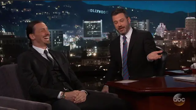 Zlatan Ibrahimovic (YouTube/ Jimmy Kimmel Live)