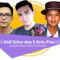 Aldi Taher dan 5 Artis Pria yang Rasakan Pahit Perceraian  (Foto: Instagram/graciaz14, Instagram/alditaher_official dan Adrian Putra/Bintang.com, Desain: Nurman Abdul Hakim/Bintang.com)
