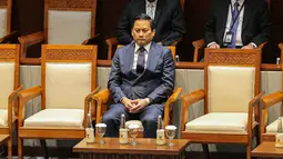 Pengesahan dilakukan dalam Rapat Paripurna DPR RI Ke-12 Masa Persidangan III Tahun Sidang 2025–2026 di Kompleks Parlemen, Jakarta, Selasa (27/1/2026). Tampak dalam foto, Deputi Gubernur Bank Indonesia (BI) terpilih, Thomas Djiwandono saat mengikuti Rapat Paripurna DPR RI Ke-12 Masa Persidangan III Tahun Sidang 2025–2026 di Kompleks Parlemen Republik Indonesia, Jakarta pada Selasa 27 Januari 2026. (Foto oleh AFP)