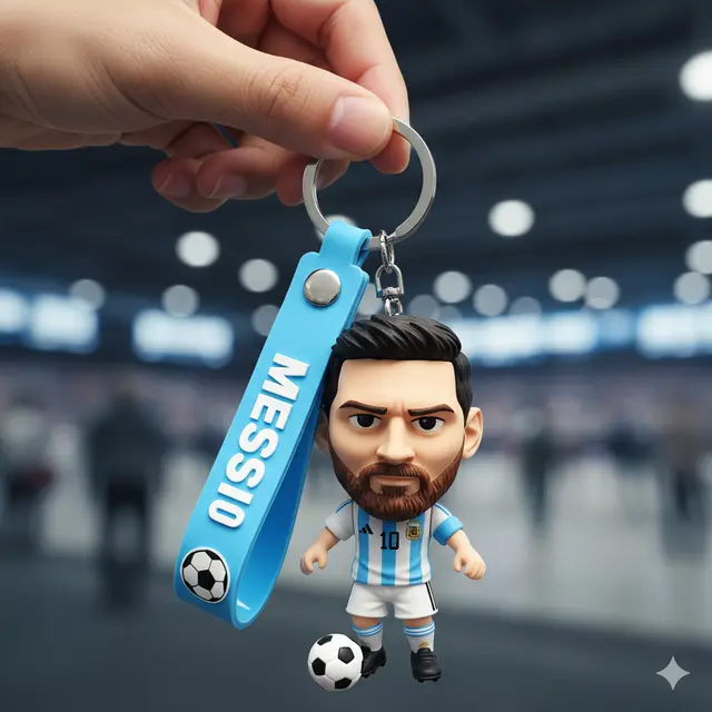 Miniatur Gantungan Kunci Gemini AI (created by AI)