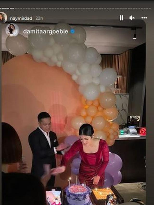 6 Potret Pesta Ulang Tahun Naysila Mirdad ke-34, Romantis hingga Dihadiri Calon Mertua