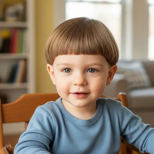 Model Rambut Anak Laki-laki 1 Tahun (Image by Gemini AI)
