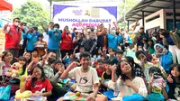 BPBD DKI Jakarta memberikan Layanan Dukungan Psikososial (LDP) untuk anak dan dewasa korban terdampak kebakaran di Jl. Simprug Golf II, Kel. Grogol Selatan, Kec. Kebayoran Lama, Jakarta Selatan. (Dok. Liputan6.com)