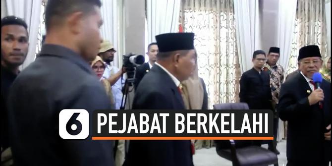 VIDEO: Gubernur dan Wagub Maluku Utara Nyaris Berkelahi Saat Pelantikan Eselon II