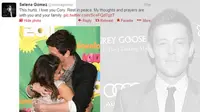 Selena Gomez Mengenang Cory Monteith