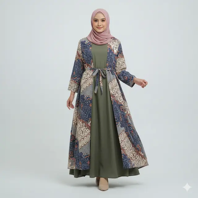 Model Gamis Syari Outdoor Activity Friendly. Gemini